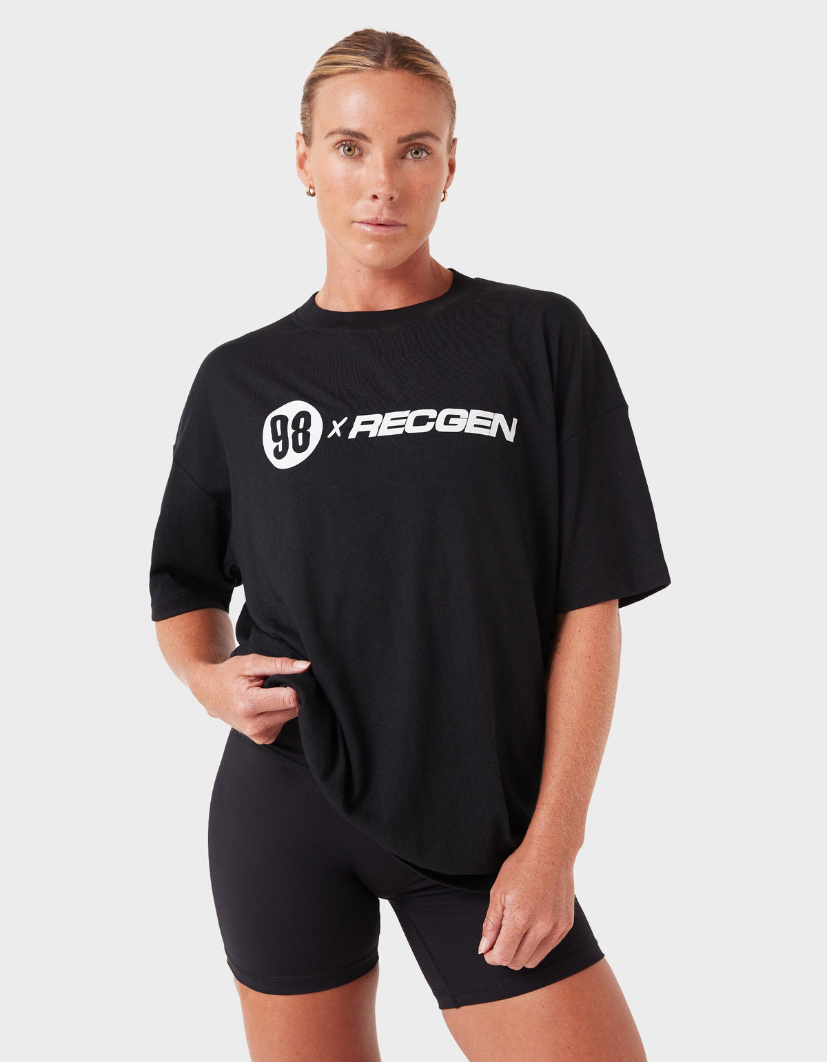 98 Oxy Mass Comp Tee Black